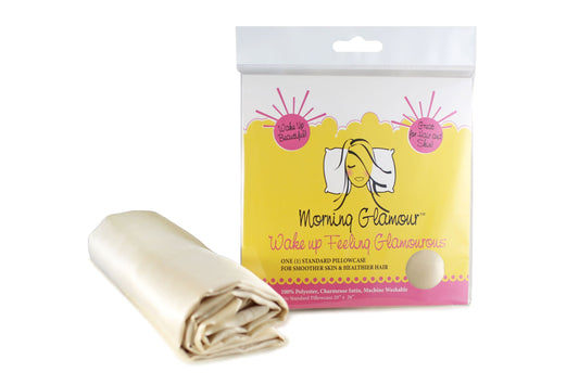 Satin Pillowcase Standard/Queen Single -Header Bag PKG (multiple color options available)