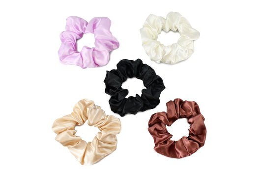 5 Pack Hair Scrunchies Gift Box          (multiple color options)