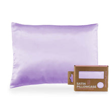Load image into Gallery viewer, Satin Pillowcase Standard/Queen Single -ECO-Friendly packaging (multiple color options available)
