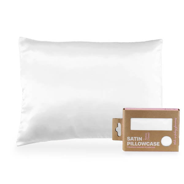 Satin Pillowcase Standard/Queen Single -ECO-Friendly packaging (multiple color options available)