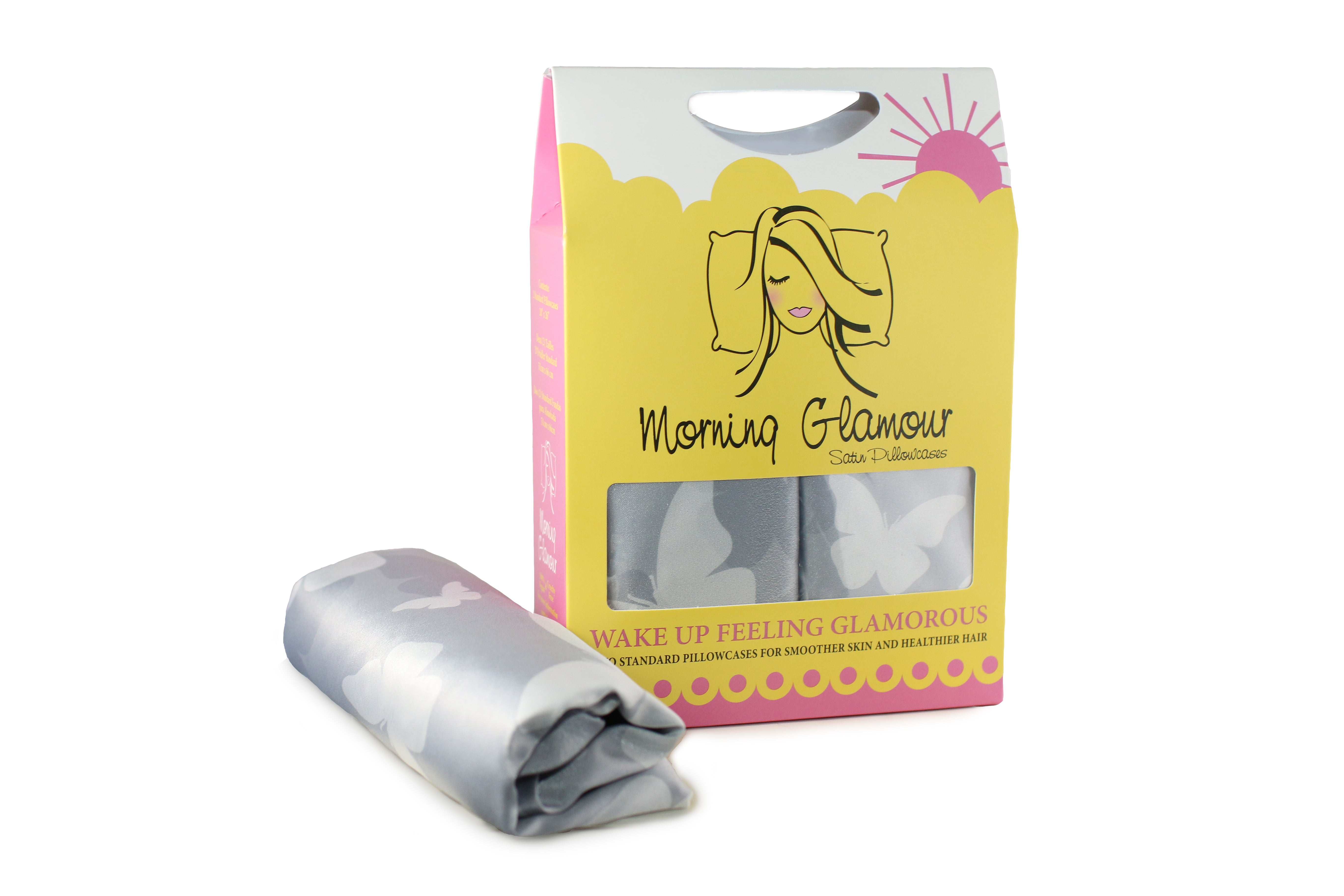 Amazon Morning Glamour Satin Pillowcase Morning Glamour Standard