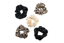 Load image into Gallery viewer, 5 Pack Hair Scrunchies Gift Box          (multiple color options)
