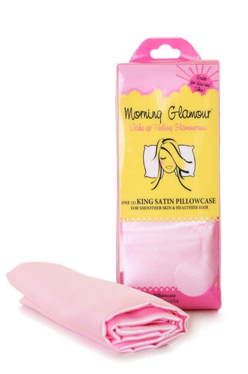 King-Size Single Box Satin Pillowcase for smoother skin and healthier hair