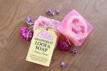Load image into Gallery viewer, Artisan Loofah Soap-GRAPEFRUIT
