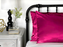 Load image into Gallery viewer, Satin Pillowcase Standard/Queen 2-Pack (multiple color options)
